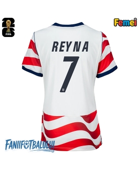 Statele Unite Giovanni Reyna #7 Echipament de Fotbal Replică Mondial 2026 Femei Acasa